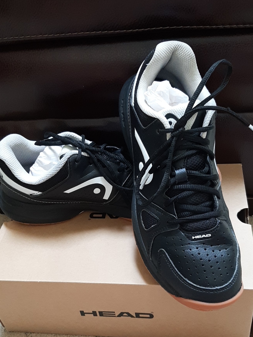 Head Men's Black and White Indoor Performance Footwear Grid 2.0 Size 8